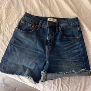 Madewell Highrise Denim Short